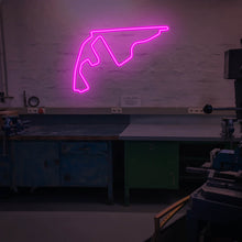 Lade das Bild in den Galerie-Viewer, Abu Dhabi Grand Prix Rennstrecke Neonschild