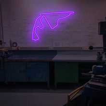 Lade das Bild in den Galerie-Viewer, Abu Dhabi Grand Prix Rennstrecke Neonschild