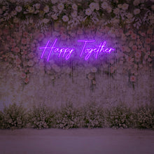 Lade das Bild in den Galerie-Viewer, "Happy Together" Neonschild