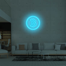 Lade das Bild in den Galerie-Viewer, Bitcoin Crypto Coin Neonschild