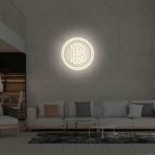 Lade das Bild in den Galerie-Viewer, Bitcoin Crypto Coin Neonschild