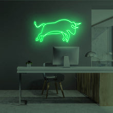 Lade das Bild in den Galerie-Viewer, Wall Street Bull Neonschild