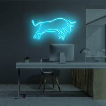 Lade das Bild in den Galerie-Viewer, Wall Street Bull Neonschild