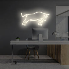 Lade das Bild in den Galerie-Viewer, Wall Street Bull Neonschild