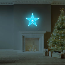 Lade das Bild in den Galerie-Viewer, Weihnachtsstern Neonschild