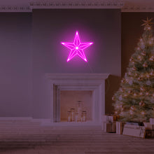 Lade das Bild in den Galerie-Viewer, Weihnachtsstern Neonschild