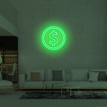 Lade das Bild in den Galerie-Viewer, Dollar "Coin" Neonschild
