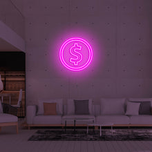 Lade das Bild in den Galerie-Viewer, Dollar "Coin" Neonschild