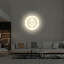 Lade das Bild in den Galerie-Viewer, Dollar "Coin" Neonschild