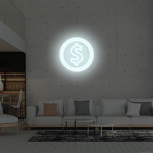 Lade das Bild in den Galerie-Viewer, Dollar "Coin" Neonschild