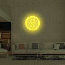 Lade das Bild in den Galerie-Viewer, Dollar "Coin" Neonschild