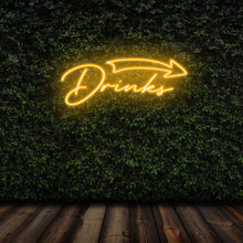 Lade das Bild in den Galerie-Viewer, "Drinks" Neonschild
