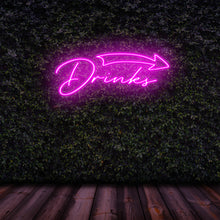 Lade das Bild in den Galerie-Viewer, "Drinks" Neonschild