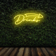 Lade das Bild in den Galerie-Viewer, "Drinks" Neonschild