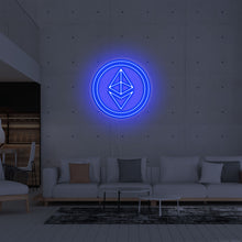Lade das Bild in den Galerie-Viewer, Ethereum Crypto Coin Neonschild