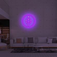 Lade das Bild in den Galerie-Viewer, Ethereum Crypto Coin Neonschild