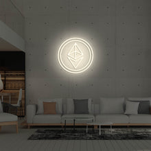 Lade das Bild in den Galerie-Viewer, Ethereum Crypto Coin Neonschild