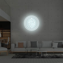 Lade das Bild in den Galerie-Viewer, Ethereum Crypto Coin Neonschild