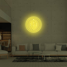 Lade das Bild in den Galerie-Viewer, Ethereum Crypto Coin Neonschild
