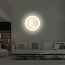 Lade das Bild in den Galerie-Viewer, Euro Währung Neonschild