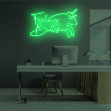 Lade das Bild in den Galerie-Viewer, Feeling Bullish Neonschild