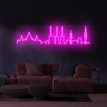 Lade das Bild in den Galerie-Viewer, Hannover-Skyline-City-Nights-Emotion-Light-Lineart-Wallart-Sign-Neon-Neonwerke-Pink-Neon-Neonwerke
