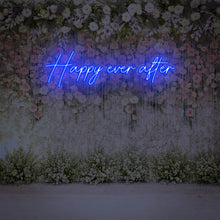 Lade das Bild in den Galerie-Viewer, "Happy ever after" Neonschild
