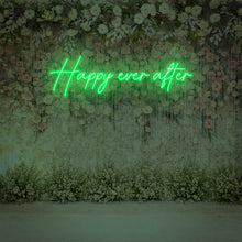 Lade das Bild in den Galerie-Viewer, "Happy ever after" Neonschild