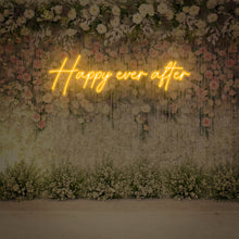 Lade das Bild in den Galerie-Viewer, "Happy ever after" Neonschild