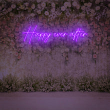 Lade das Bild in den Galerie-Viewer, "Happy ever after" Neonschild