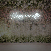 Lade das Bild in den Galerie-Viewer, "Happy ever after" Neonschild