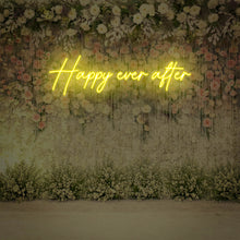 Lade das Bild in den Galerie-Viewer, "Happy ever after" Neonschild