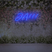 Lade das Bild in den Galerie-Viewer, Ja!!! Hochzeit Neonschild