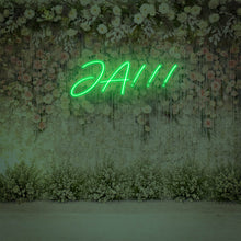 Lade das Bild in den Galerie-Viewer, Ja!!! Hochzeit Neonschild