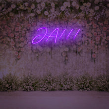 Lade das Bild in den Galerie-Viewer, Ja!!! Hochzeit Neonschild