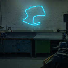Lade das Bild in den Galerie-Viewer, Laguna Seca Rennstrecke Neonschild