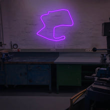 Lade das Bild in den Galerie-Viewer, Laguna Seca Rennstrecke Neonschild