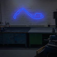 Lade das Bild in den Galerie-Viewer, Monte Carlo Grand Prix Rennstrecke Neonschild