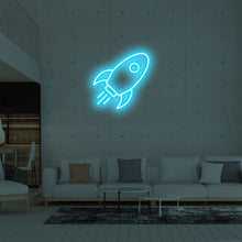 Lade das Bild in den Galerie-Viewer, Rakete Neonschild