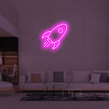 Lade das Bild in den Galerie-Viewer, Rakete Neonschild