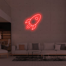 Lade das Bild in den Galerie-Viewer, Rakete Neonschild