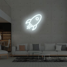 Lade das Bild in den Galerie-Viewer, Rakete Neonschild