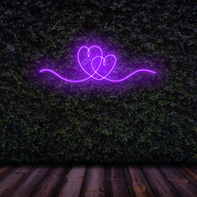 Lade das Bild in den Galerie-Viewer, Doppelherz Neonschild