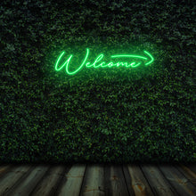 Lade das Bild in den Galerie-Viewer, "Welcome" Neonschild