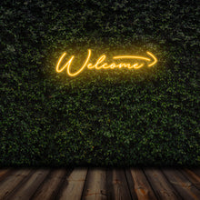 Lade das Bild in den Galerie-Viewer, "Welcome" Neonschild