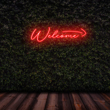 Lade das Bild in den Galerie-Viewer, "Welcome" Neonschild