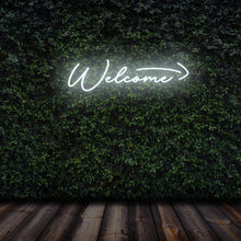 Lade das Bild in den Galerie-Viewer, "Welcome" Neonschild