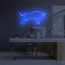 Lade das Bild in den Galerie-Viewer, Wall Street Bull Neonschild
