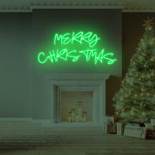 Lade das Bild in den Galerie-Viewer, &quot;Merry Christmas&quot; Neonschild
