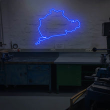Lade das Bild in den Galerie-Viewer, Nürburgring Grand Prix Rennstrecke Neonschild
